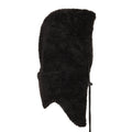 Black - Side - Mountain Warehouse Womens-Ladies Sherpa Hooded Balaclava