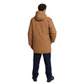 Tan - Back - Animal Mens Fistral Borg Lined Parka