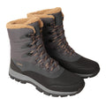 Grey - Front - Animal Mens Blizzard Waterproof Snow Boots