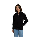 Black - Side - Animal Womens-Ladies Stockholm Full Zip Fleece Jacket