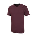 Dark Purple - Side - Mountain Warehouse Mens Agra Melange T-Shirt