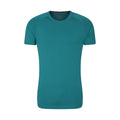 Dark Teal - Back - Mountain Warehouse Mens Agra Melange T-Shirt