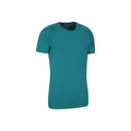 Dark Teal - Side - Mountain Warehouse Mens Agra Melange T-Shirt