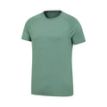 Khaki Green - Side - Mountain Warehouse Mens Agra Melange T-Shirt