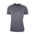 Dark Grey - Front - Mountain Warehouse Mens Agra Melange T-Shirt