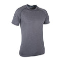 Dark Grey - Side - Mountain Warehouse Mens Agra Melange T-Shirt