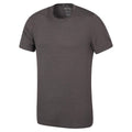 Black - Back - Mountain Warehouse Mens Agra Melange T-Shirt