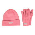 Pink - Front - Mountain Warehouse Childrens-Kids Thinsulate Fleece Beanie & Gloves Set