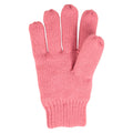 Pink - Pack Shot - Mountain Warehouse Childrens-Kids Thinsulate Fleece Beanie & Gloves Set