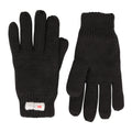 Black - Side - Mountain Warehouse Childrens-Kids Thinsulate Fleece Beanie & Gloves Set