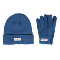 Cobalt - Front - Mountain Warehouse Childrens-Kids Thinsulate Fleece Beanie & Gloves Set