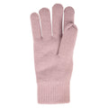 Lilac - Side - Mountain Warehouse Womens-Ladies Thinsulate Fleece Beanie & Gloves Set