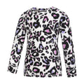 Lilac - Pack Shot - Mountain Warehouse Childrens-Kids Leopard Print Polar Fleece Base Layer Set