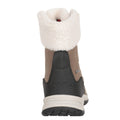 Taupe - Back - Mountain Warehouse Womens-Ladies Idaho Waterproof Thermal Snow Boots