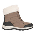 Taupe - Lifestyle - Mountain Warehouse Womens-Ladies Idaho Waterproof Thermal Snow Boots