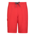 Red - Front - Mountain Warehouse Mens Ocean Swim Shorts