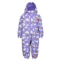 Lilac - Front - Mountain Warehouse Childrens-Kids Spright Rainbow Cloud Waterproof Rain Suit