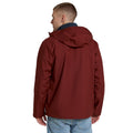 Dark Red - Back - Animal Mens Elements Waterproof Jacket