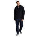 Jet Black - Side - Animal Mens Elements Waterproof Jacket