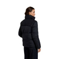 Jet Black - Back - Animal Womens-Ladies Voltage Padded Coat