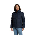 Navy - Front - Animal Womens-Ladies Voltage Padded Coat