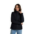 Jet Black - Side - Animal Womens-Ladies Elements Waterproof Jacket