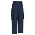 Navy - Lifestyle - Mountain Warehouse Childrens-Kids Titan Cargo Ski Trousers