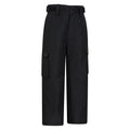 Black - Lifestyle - Mountain Warehouse Childrens-Kids Titan Cargo Ski Trousers