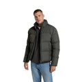 Dark Khaki - Front - Animal Mens Volt Padded Jacket