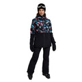 Coral - Side - Animal Womens-Ladies Edge Graphic Print Ski Jacket