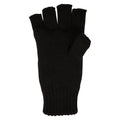 Black - Back - Mountain Warehouse Isotherm Knitted Fingerless Gloves