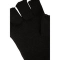 Black - Side - Mountain Warehouse Isotherm Knitted Fingerless Gloves