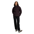 Dark Purple - Side - Animal Womens-Ladies Light Cloud Cosi Padded Jacket