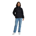 Jet Black - Side - Animal Womens-Ladies Light Cloud Cosi Padded Jacket