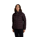 Dark Purple - Front - Animal Womens-Ladies Light Cloud Cosi Padded Jacket