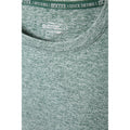 Dark Green - Pack Shot - Mountain Warehouse Mens Echo Melange Recycled T-Shirt