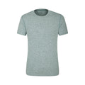 Dark Green - Front - Mountain Warehouse Mens Echo Melange Recycled T-Shirt