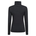 Black - Back - Mountain Warehouse Womens-Ladies Keep The Heat Isotherm Roll Neck Base Layer Top