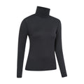 Black - Lifestyle - Mountain Warehouse Womens-Ladies Keep The Heat Isotherm Roll Neck Base Layer Top