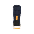 Navy - Back - Mountain Warehouse Childrens-Kids Frosty Adaptive Fleece Lined Ski Boots - Snow Boots