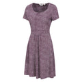 Burgundy - Side - Mountain Warehouse Womens-Ladies Orchid UV Protection Dress