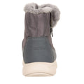 Grey - Back - Mountain Warehouse Womens-Ladies Boston Fleece Lined Snow Boots