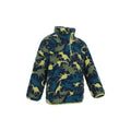 Navy - Side - Mountain Warehouse Childrens-Kids Ember Dinosaur Borg Fleece