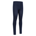 Navy - Side - Mountain Warehouse Girls Brushed Isotherm Leggings