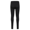 Black - Back - Mountain Warehouse Girls Brushed Isotherm Leggings