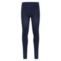 Navy - Front - Mountain Warehouse Girls Brushed Isotherm Leggings