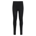 Black - Front - Mountain Warehouse Girls Brushed Isotherm Leggings