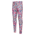 Bright Pink - Pack Shot - Mountain Warehouse Childrens-Kids Talus Animal Print Base Layer Set