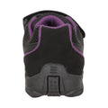 Black-Purple - Back - Mountain Warehouse Childrens-Kids Mars Non Marking Trainers