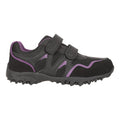 Black-Purple - Side - Mountain Warehouse Childrens-Kids Mars Non Marking Trainers